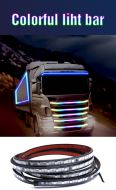 24V truck 2.4m waterproof light strip with illusion running horse streamer light and ranger light strip