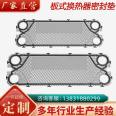 Plate heat exchanger sealing gasket with high elasticity, high wear resistance, corrosion resistance, and high temperature resistance. Multiple customized molds are available