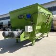 Household 5-party TMR mixer, single axis forage mixer, weighing and crushing mixer