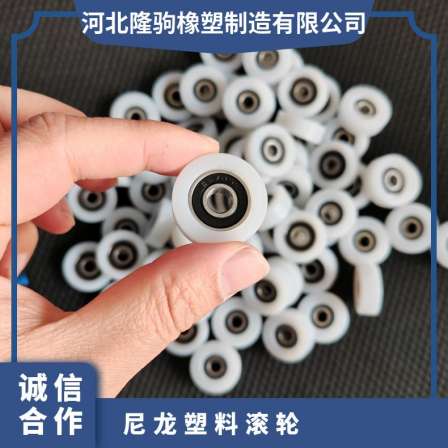 50mm nylon plastic roller PP directional wheel with complete specifications can be customized for Longju manufacturing