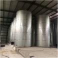 Used storage tanks, stainless steel vertical insulated containers, liquid storage equipment, smooth operation, and simple operation