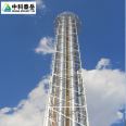 Tower type stainless steel chimney drawing calculation, customized product installation, convenient for nationwide shipment