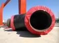 Prefabricated polyurethane insulated steel pipe, directly buried large diameter urban pipeline, high-temperature resistant foam aerial dredging and installation