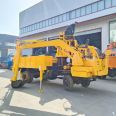 Four wheel drive agricultural vehicle, self dumping, four wheel drive, integrated with truck mounted lifting, hoisting, excavation and transportation