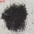 Sand blasting for rust removal, black diamond sand for floor aggregate polishing, sandblasting, bright black sand with high hardness and no impurities