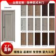 Minimalist style technology wooden flat panel paint door, high-quality boutique door can be made from one door to the top