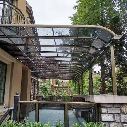 Aluminum alloy canopy, outdoor rainproof balcony, household rural courtyard eaves, sunlight shed, rooftop, small courtyard, roof shading