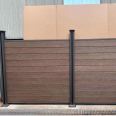 Plastic wood fence, outdoor garden, courtyard, villa, yard enclosure, terrace, wooden plastic fence enclosure