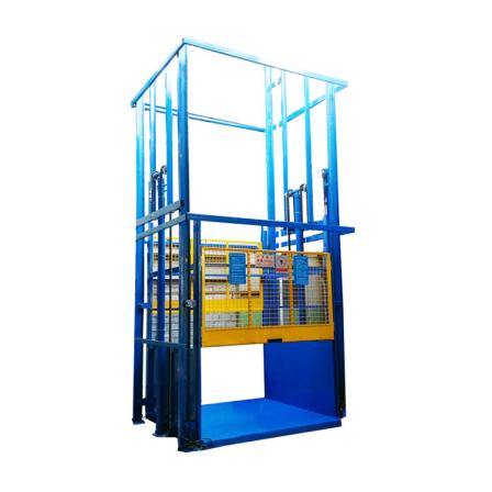 Fixed lifting platform for goods elevator Chain lifting platform Hydraulic lifting for goods elevator Guide rail type