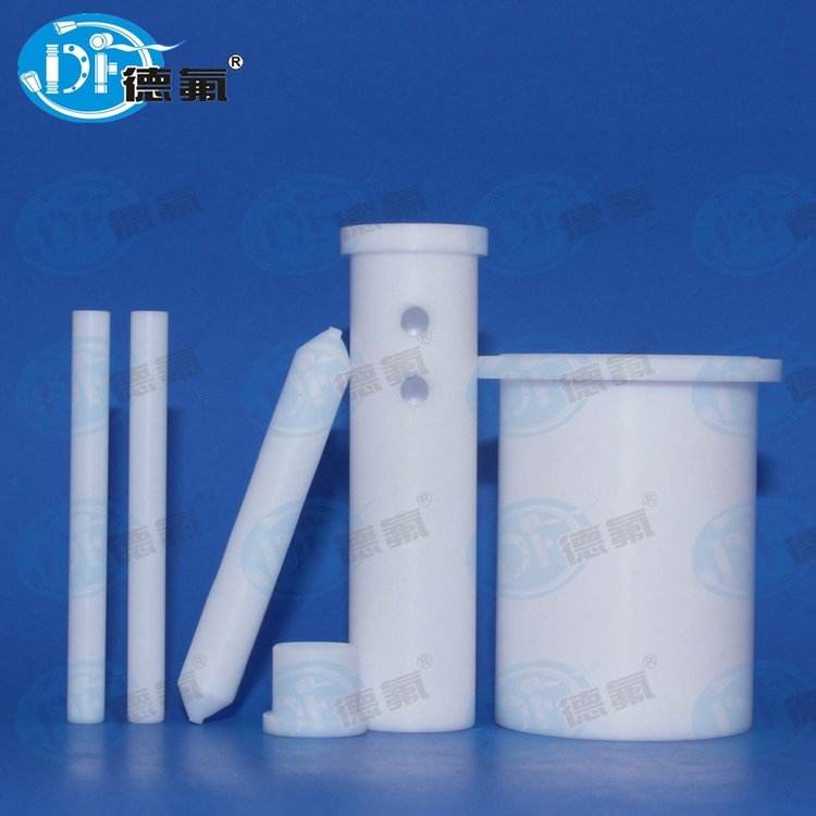 Processing of wear-resistant self-lubricating PTFE PTFE shaft sleeve PCTFE material in the bushing processing factory