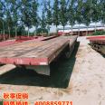 Purchase and sales of 13 meter 75 low flat semi trailer 17 meter 5 large transport semi trailer second-hand special trailer