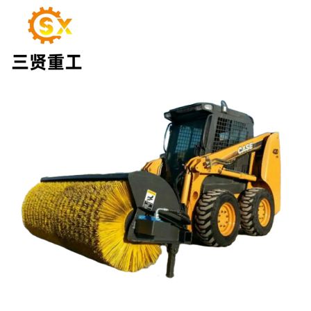 New Skid Snowplow Sanxian Heavy Industry multi function snow cleaner SX0301-2200 roller brush snow removal equipment