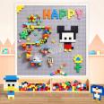 Wall building blocks, large particles, LEGO gear building blocks, kindergarten children's room, household toys, wall stickers