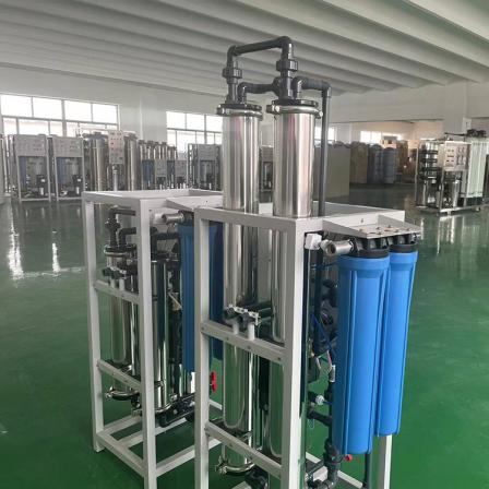 Deionized purified water treatment equipment, stainless steel integrated 0.25 ton reverse osmosis equipment, easy to operate