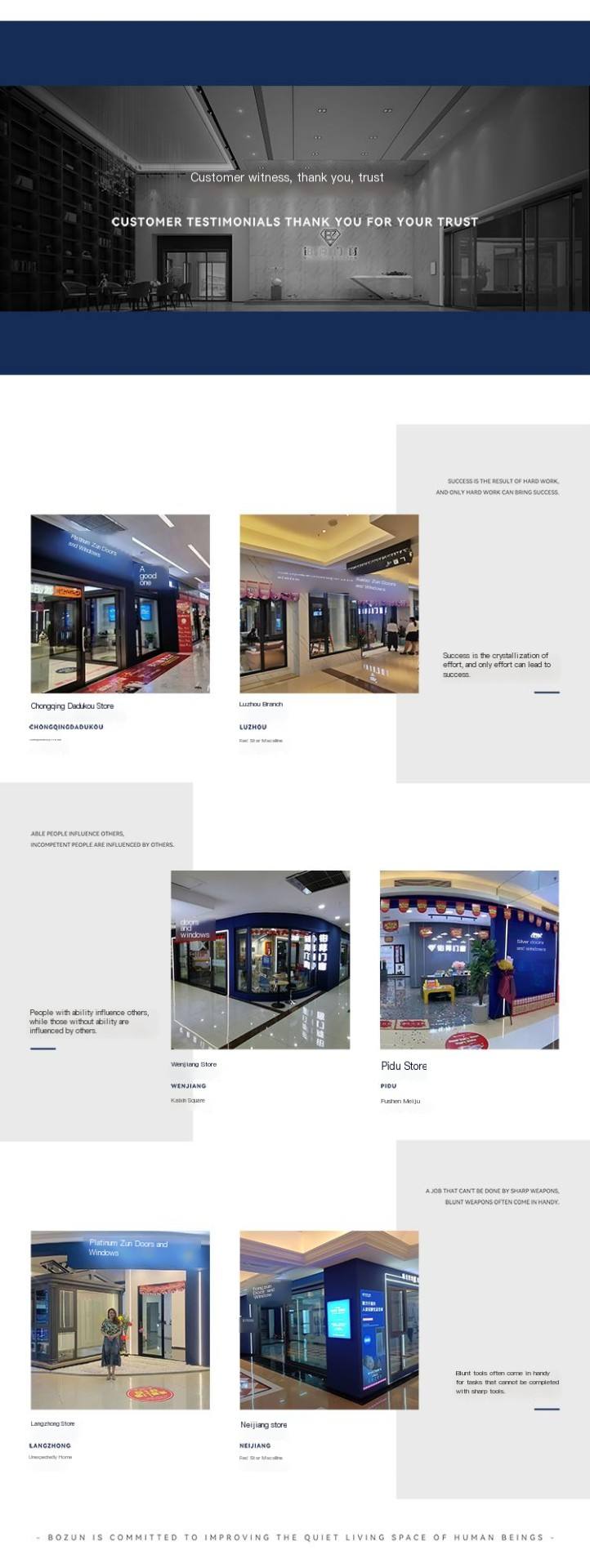 Customized glass Sliding door wholesale manufacturer supports door-to-door delivery of platinum doors and windows