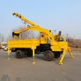 Multifunctional Four Different Types of Baishi Hanging and Digging Integrated Vehicle for Burial Special Wheel Mounted Excavator