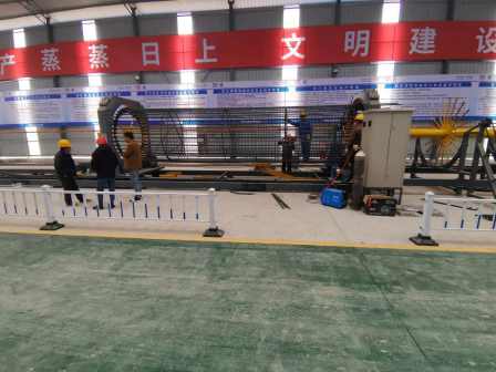 Fully automatic steel cage rolling welding machine CNC steel bar forming machine cage one-time forming equipment