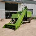 Scraping and cleaning manure truck, small cattle farm manure cleaning machine, dry and wet dual purpose cow manure cleaning machine