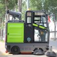 Closed electric sweeping vehicle, driving type sweeping machine, community road sweeping vehicle