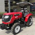 Medium size 40 50 horsepower agricultural four wheel tractor with strong pressure lift can be equipped with a sunshade