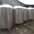 Used stainless steel mixing tank, thickened liquid storage tank, electric heating pressure tank