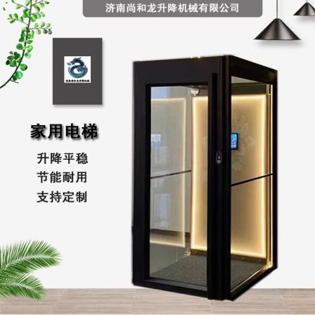 Dark gold small household elevator traction type self built house using Shanghe Long SHL-2314