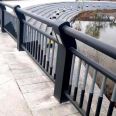 Bridge lighting anti-collision guardrail, SS grade highway protective guardrail on both sides, customized according to drawings