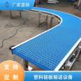 Xingchuang Food Grade Plastic Mesh Belt Chain Plate Beer Conveyor Assembly Line Seafood Product Cleaning Conveyor Belt Customization