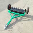 Loose grassland lawn Hole punch traction type artificial grassland breathable water storage drilling machine