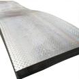 Hot dip galvanized stainless steel patterned steel plate staircase diamond shaped anti-skid plate CNC bending carriage patterned step plate