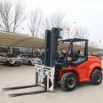 Diesel fork lift truck, four-wheel drive, 3 tons, 5 tons, 6 tons, internal combustion hydraulic handling, lifting crane, off-road forklift