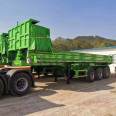 13 meter side dump truck price flat dump semi trailer side dump semi trailer Yongyang Automobile Industry