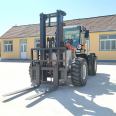 Outdoor handling equipment - Off road forklifts - Large four-wheel drive stacker transport vehicles