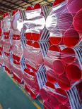 Galvanized plastic coated steel pipes for fire protection, epoxy resin coated composite pipes for drainage, plastic coated pipes