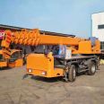 Four wheel drive, four different vehicles, garden crane, 6-ton agricultural tree moving crane, hydraulic self unloading diesel Jiusheng