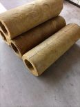 Composite rock wool pipe opening self-adhesive fireproof aluminum foil veneer rock wool insulation pipe