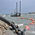 Water dredging engineering - Two piece sewage interception floating discharge combined offshore pipeline buoy