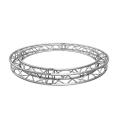 Customized circular truss, semi circular arc shaped frame, wedding stage background frame by Juchen