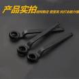 Supply of single head high neck box wrench carbon steel 12 point wrench blackened heavy manual wrench