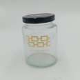 Transparent gilded BOPP label, plastic film, self-adhesive bottle, daily chemical product trademark sticker