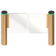 The cylindrical quick pass door is sensitive in response, anti-collision, and anti pinch. Ten thousand strands are set up, and the column swing brake is customized