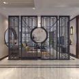 Aluminum Baihui Modern Living Room, Entrance, Xuan Screen, Restaurant, Hotel Shelter, Hollow Aluminum Alloy Screen