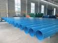 Clamp connection EP coated steel pipe, large diameter spiral coated plastic composite pipe for urban drinking water