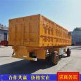 7-meter dump full trailer, high railing tractor, trailer, three axle agricultural trailer