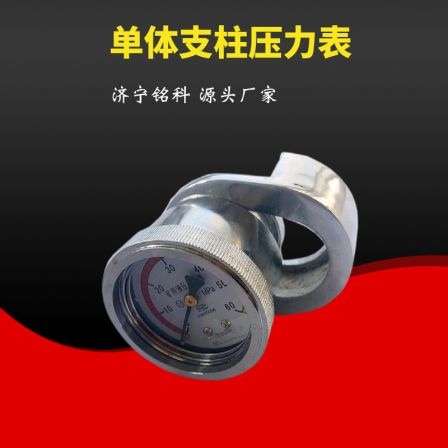 DZ-60 horseshoe ring pressure gauge is easy to use and intuitive to display. Single pillar pressure gauge