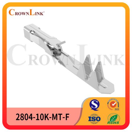 CROWNLINK quick connect 2804-10K-MT-F FFC/FPC 5.0mm thin film switch female terminal