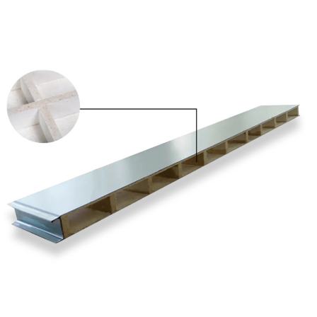 Purification Board One Core Board Industry Hollow Glass Magnesium Sandwich Color Steel Cleaning Board Ceiling Material