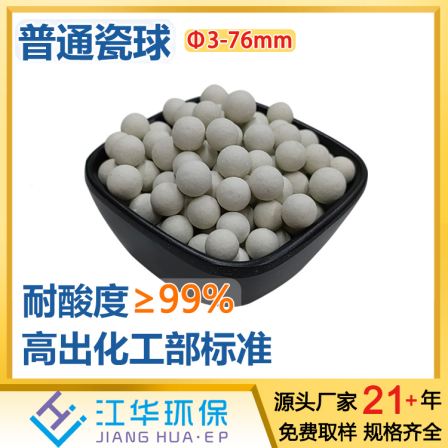 Industrial proppant filler inert alumina ball ordinary ceramic ball ball Ф 3-76mm