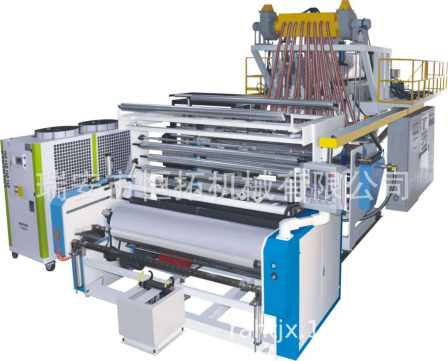 Fully automatic stretching and winding film machine, automatic loading and unloading of paper tubes, high-speed co extrusion of PE protective film machine, casting film machine