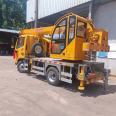 Dongfeng Dolika Blue Brand Truck Crane Hydraulic Lifting Crane Full Hydraulic Transmission Project